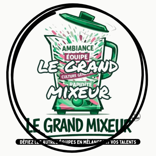 Le grand mixeur, une animation collective dynamique. des quiz décalés, des blinds tests différents vous attendent !